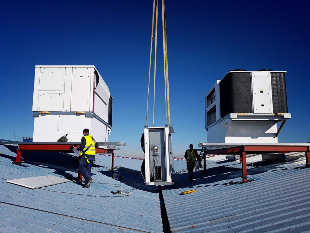 Contratar empresa de climatización. Instalaciones de ventilación industrial