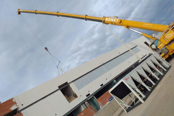 Ventilación de una fábrica